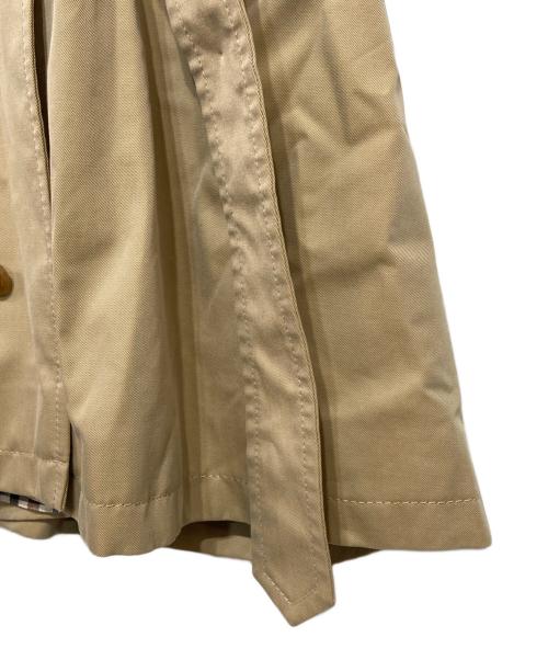 Aquascutum（アクアスキュータム）Aquascutum (アクアスキュータム) ショートトレンチコート ベージュ サイズ:-の古着・服飾アイテム