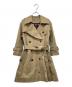 Aquascutum（アクアスキュータム）の古着「ショートトレンチコート」｜ベージュ