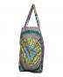 VERSACE (ヴェルサーチェ) プリントトートバッグ パープル×グリーン：20000円