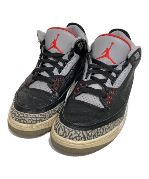 NIKE（ナイキ）NIKE (ナイキ) Air Jordan 3 Retro OG グレー×ブラック サイズ:27.5の古着・服飾アイテム