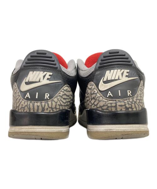 NIKE（ナイキ）NIKE (ナイキ) Air Jordan 3 Retro OG グレー×ブラック サイズ:27.5の古着・服飾アイテム