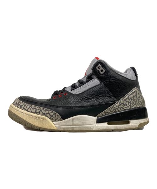 NIKE（ナイキ）NIKE (ナイキ) Air Jordan 3 Retro OG グレー×ブラック サイズ:27.5の古着・服飾アイテム