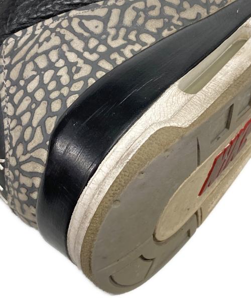 NIKE（ナイキ）NIKE (ナイキ) Air Jordan 3 Retro OG グレー×ブラック サイズ:27.5の古着・服飾アイテム