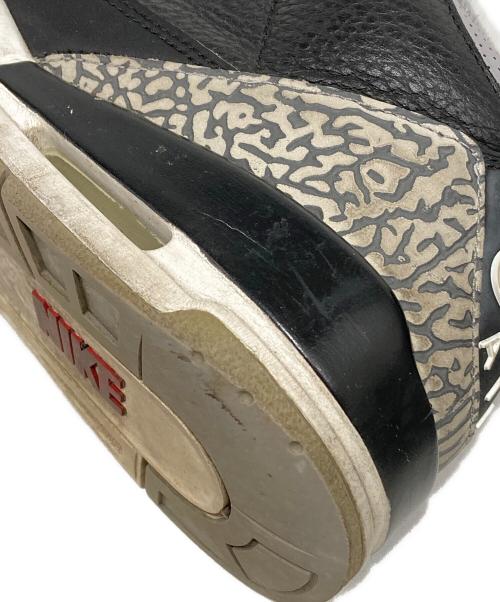NIKE（ナイキ）NIKE (ナイキ) Air Jordan 3 Retro OG グレー×ブラック サイズ:27.5の古着・服飾アイテム