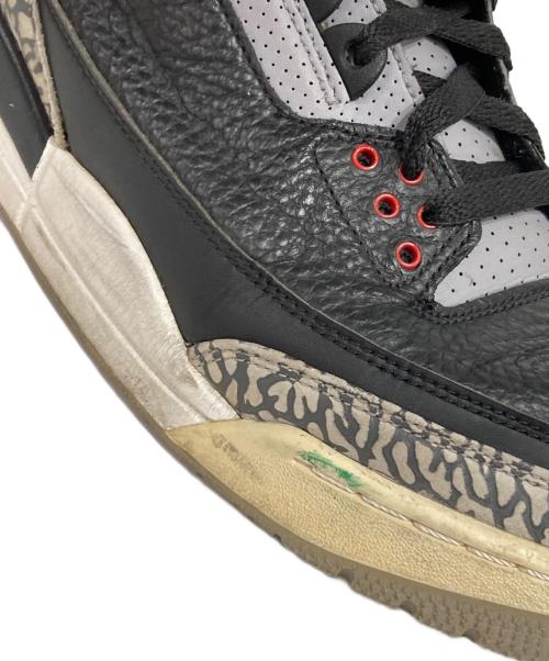 NIKE（ナイキ）NIKE (ナイキ) Air Jordan 3 Retro OG グレー×ブラック サイズ:27.5の古着・服飾アイテム