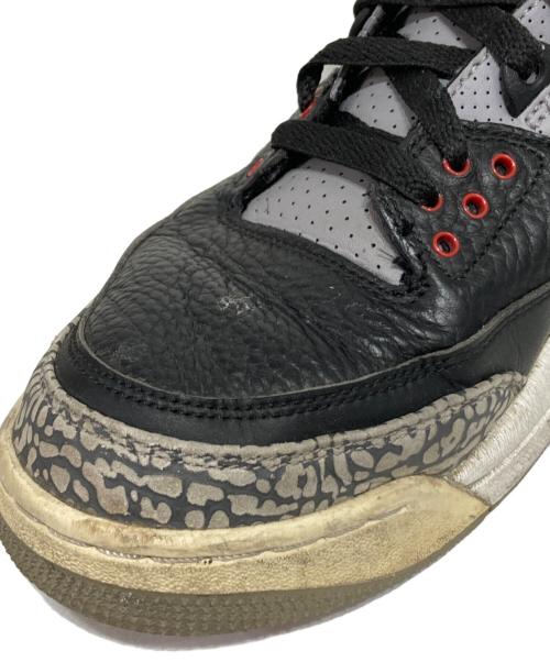 NIKE（ナイキ）NIKE (ナイキ) Air Jordan 3 Retro OG グレー×ブラック サイズ:27.5の古着・服飾アイテム