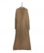 C.T.plageシーティープラージュ）の古着「ガウンロングカーディガン」｜ベージュ