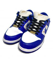 NIKE×SUPREME（ナイキ×シュプリーム）の古着「SB Dunk Low OG QS Gold Stars」｜"White/Hyper Blue"