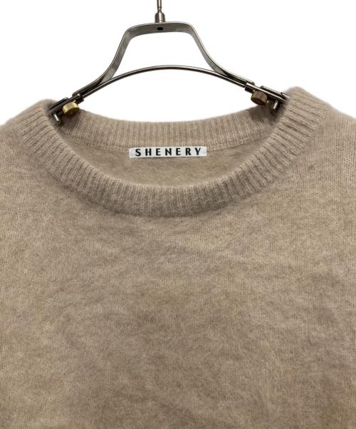 SHENERY（シーナリー）SHENERY (シーナリー) カシミヤブレンドニット ベージュ サイズ:FREEの古着・服飾アイテム
