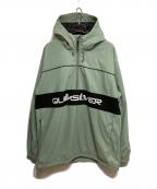Quiksilverクイックシルバー）の古着「QUIK SLASH JK」｜ブラック×グリーン
