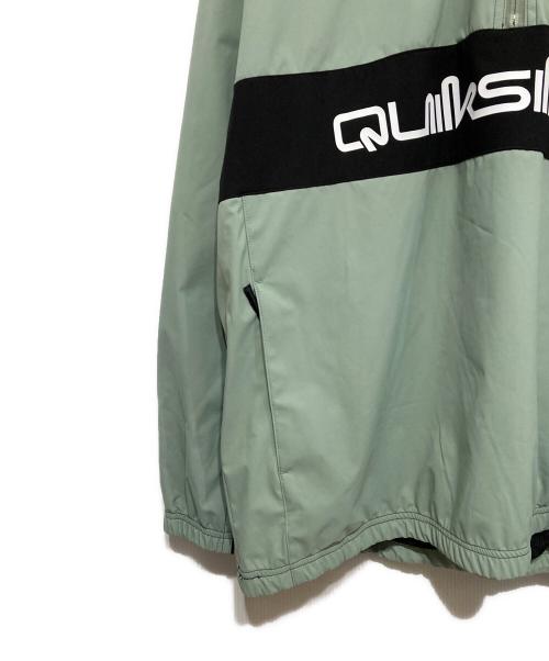 Quiksilver（クイックシルバー）Quiksilver (クイックシルバー) QUIK SLASH JK ブラック×グリーン サイズ: XLの古着・服飾アイテム