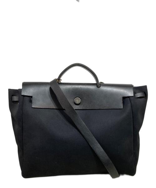 HERMES（エルメス）HERMES (エルメス) エールバッグMM ブラックの古着・服飾アイテム