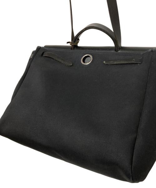 HERMES（エルメス）HERMES (エルメス) エールバッグMM ブラックの古着・服飾アイテム