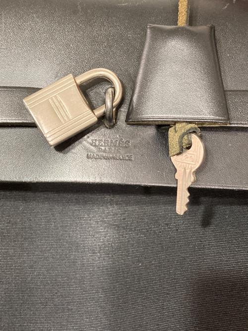 HERMES（エルメス）HERMES (エルメス) エールバッグMM ブラックの古着・服飾アイテム