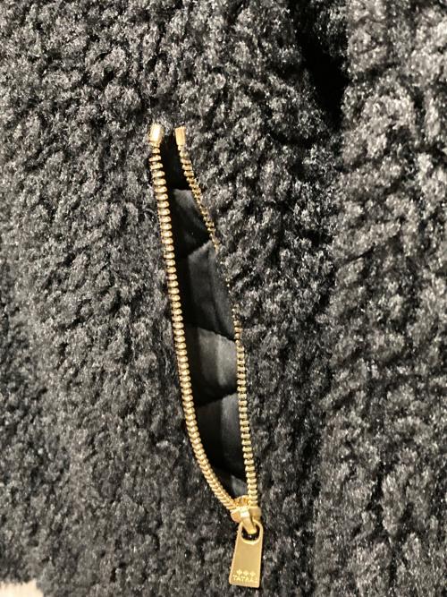 TATRAS（タトラス）TATRAS (タトラス) LUELAボアショートブルゾン ブラック サイズ:01の古着・服飾アイテム