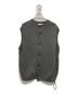 JOHN MASON SMITH（ジョンメイソンスミス）の古着「7G CREW NECK FRONT BUTTON VEST」｜グレー