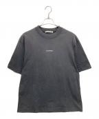 Acne studiosアクネ ストゥディオズ）の古着「ロゴプリント オーバーサイズTシャツ」｜ブラック