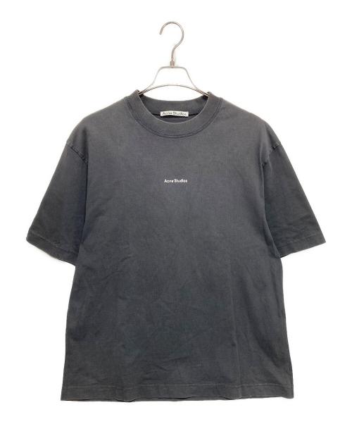 Acne studios（アクネ ストゥディオズ）ACNE STUDIOS (アクネ ストゥディオズ) ロゴプリント オーバーサイズTシャツ ブラック サイズ:Mの古着・服飾アイテム