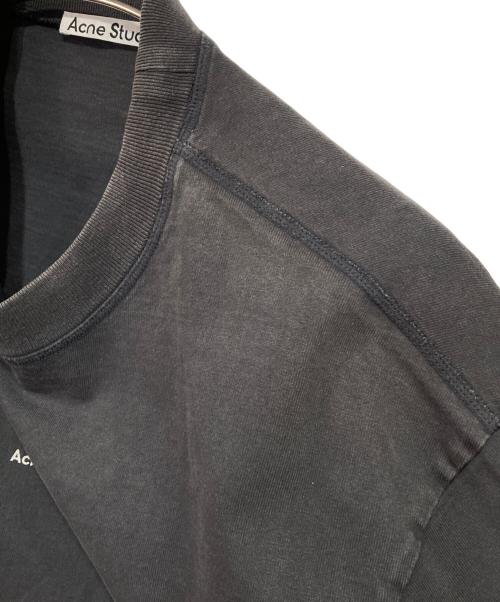 Acne studios（アクネ ストゥディオズ）ACNE STUDIOS (アクネ ストゥディオズ) ロゴプリント オーバーサイズTシャツ ブラック サイズ:Mの古着・服飾アイテム