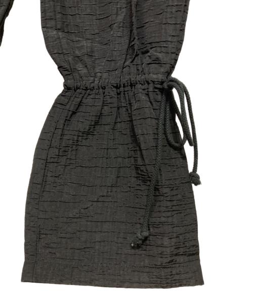 song for the mute（ソングフォーザミュート）song for the mute (ソングフォーザミュート) コットンナイロンフレアパンツ ブラック サイズ:44の古着・服飾アイテム