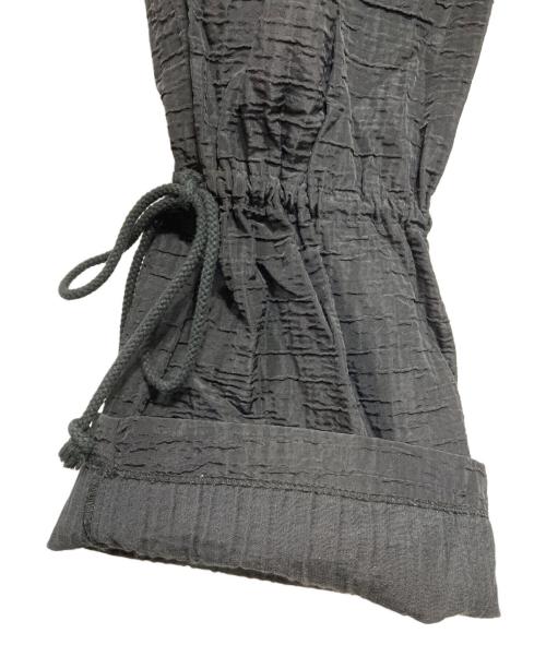 song for the mute（ソングフォーザミュート）song for the mute (ソングフォーザミュート) コットンナイロンフレアパンツ ブラック サイズ:44の古着・服飾アイテム