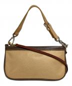 LONGCHAMPロンシャン）の古着「ショルダーバッグ」｜ベージュ