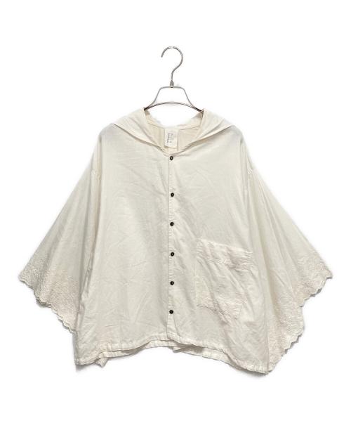 millie haven（ミリーヘイヴォン）millie haven (ミリーヘイヴォン) コットンワイドブラウス アイボリー サイズ:freeの古着・服飾アイテム