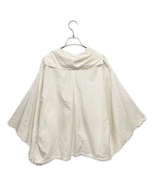 millie haven（ミリーヘイヴォン）millie haven (ミリーヘイヴォン) コットンワイドブラウス アイボリー サイズ:freeの古着・服飾アイテム