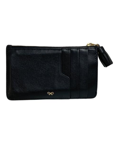 ANYA HINDMARCH（アニヤ・ハインドマーチ）ANYA HINDMARCH (アニヤ・ハインドマーチ) コインケース ブラックの古着・服飾アイテム