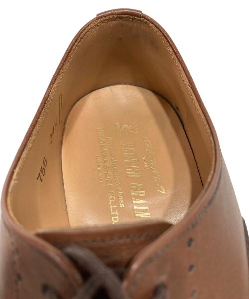 SCOTCH GRAIN（スコッチグレイン）SCOTCH GRAIN (スコッチグレイン) BELHOMME-レザーシューズ ブラウン サイズ: 24 1/2の古着・服飾アイテム