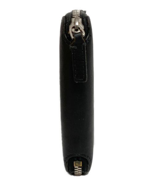 BALENCIAGA（バレンシアガ）BALENCIAGA (バレンシアガ) ラウンドファスナーロゴウォレット ブラックの古着・服飾アイテム