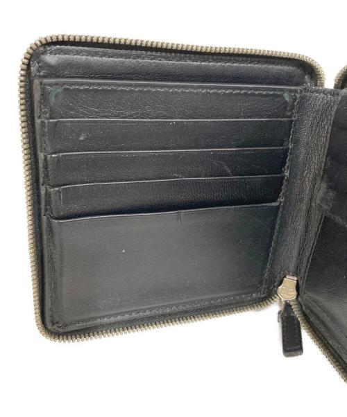 BALENCIAGA（バレンシアガ）BALENCIAGA (バレンシアガ) ラウンドファスナーロゴウォレット ブラックの古着・服飾アイテム