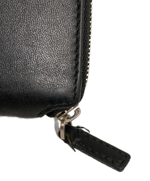 BALENCIAGA（バレンシアガ）BALENCIAGA (バレンシアガ) ラウンドファスナーロゴウォレット ブラックの古着・服飾アイテム