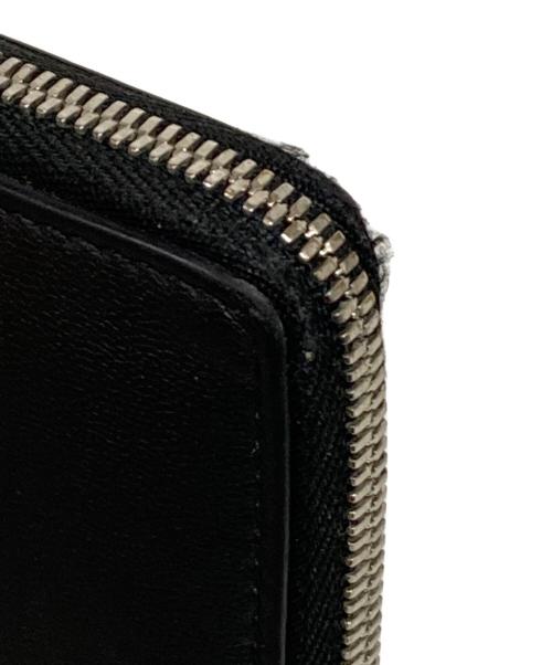 BALENCIAGA（バレンシアガ）BALENCIAGA (バレンシアガ) ラウンドファスナーロゴウォレット ブラックの古着・服飾アイテム