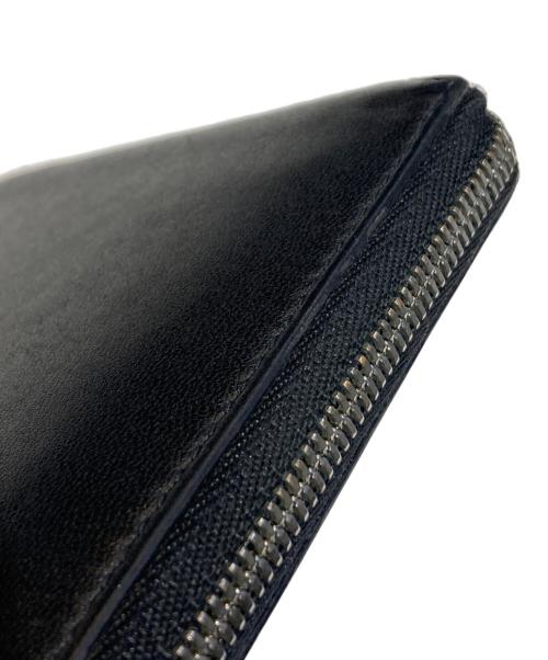 BALENCIAGA（バレンシアガ）BALENCIAGA (バレンシアガ) ラウンドファスナーロゴウォレット ブラックの古着・服飾アイテム