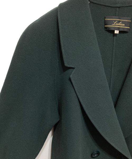 Leilian（レリアン）Leilian (レリアン) カシミヤチェスターコート グリーン サイズ:9の古着・服飾アイテム