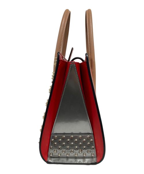 Christian Louboutin（クリスチャン・ルブタン）Christian Louboutin (クリスチャン・ルブタン) パロマスモールハンドバッグ オレンジ・インディゴの古着・服飾アイテム