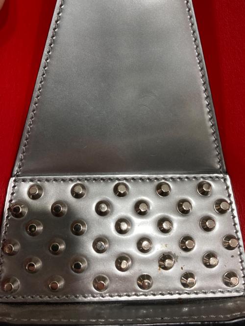 Christian Louboutin（クリスチャン・ルブタン）Christian Louboutin (クリスチャン・ルブタン) パロマスモールハンドバッグ オレンジ・インディゴの古着・服飾アイテム