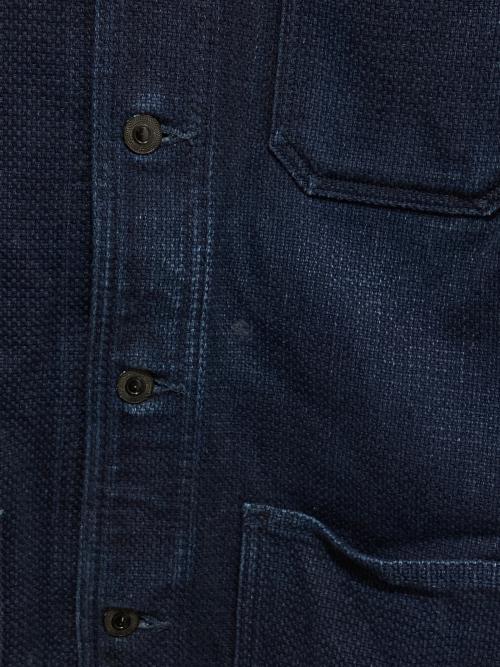 MOMOTARO JEANS（桃太郎ジーンズ）MOMOTARO JEANS (桃太郎ジーンズ) DOBBY US NAVY COVERALL インディゴ サイズ:42の古着・服飾アイテム