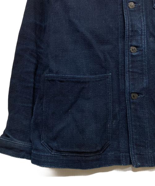 MOMOTARO JEANS（桃太郎ジーンズ）MOMOTARO JEANS (桃太郎ジーンズ) DOBBY US NAVY COVERALL インディゴ サイズ:42の古着・服飾アイテム