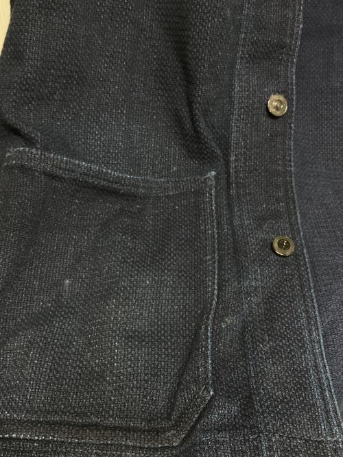 MOMOTARO JEANS（桃太郎ジーンズ）MOMOTARO JEANS (桃太郎ジーンズ) DOBBY US NAVY COVERALL インディゴ サイズ:42の古着・服飾アイテム