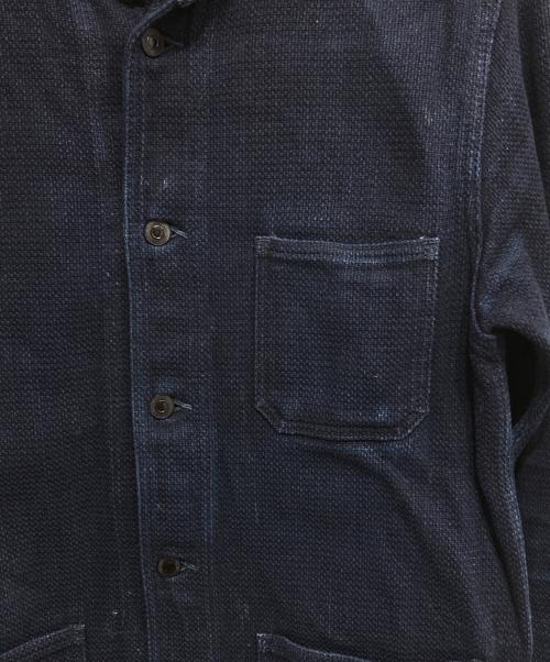 MOMOTARO JEANS（桃太郎ジーンズ）MOMOTARO JEANS (桃太郎ジーンズ) DOBBY US NAVY COVERALL インディゴ サイズ:42の古着・服飾アイテム