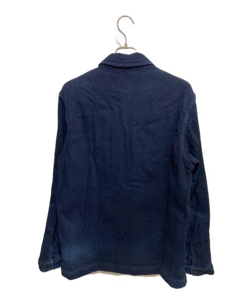 MOMOTARO JEANS（桃太郎ジーンズ）MOMOTARO JEANS (桃太郎ジーンズ) DOBBY US NAVY COVERALL インディゴ サイズ:42の古着・服飾アイテム