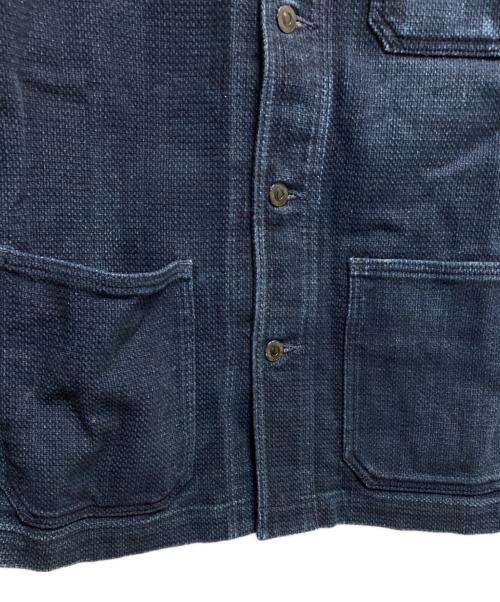 MOMOTARO JEANS（桃太郎ジーンズ）MOMOTARO JEANS (桃太郎ジーンズ) DOBBY US NAVY COVERALL インディゴ サイズ:42の古着・服飾アイテム