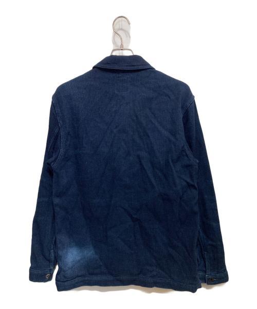 MOMOTARO JEANS（桃太郎ジーンズ）MOMOTARO JEANS (桃太郎ジーンズ) DOBBY US NAVY COVERALL インディゴ サイズ:42の古着・服飾アイテム