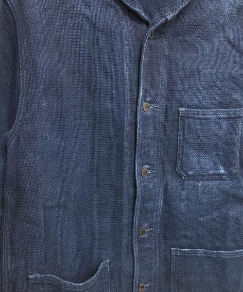 MOMOTARO JEANS（桃太郎ジーンズ）MOMOTARO JEANS (桃太郎ジーンズ) DOBBY US NAVY COVERALL インディゴ サイズ:42の古着・服飾アイテム