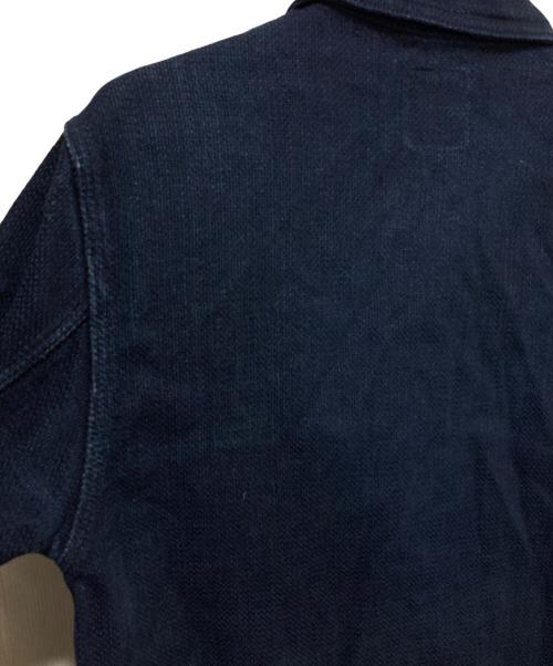 MOMOTARO JEANS（桃太郎ジーンズ）MOMOTARO JEANS (桃太郎ジーンズ) DOBBY US NAVY COVERALL インディゴ サイズ:42の古着・服飾アイテム