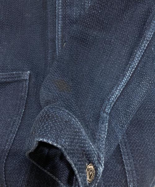 MOMOTARO JEANS（桃太郎ジーンズ）MOMOTARO JEANS (桃太郎ジーンズ) DOBBY US NAVY COVERALL インディゴ サイズ:42の古着・服飾アイテム