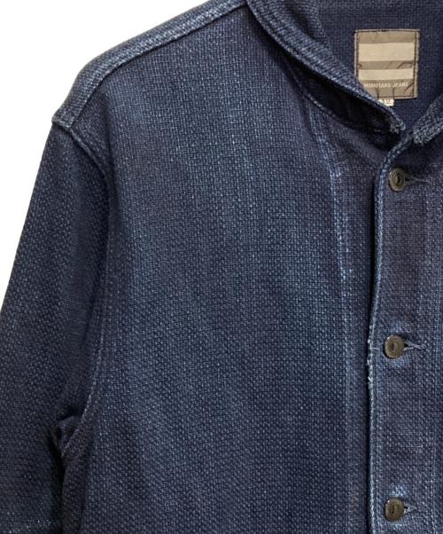 MOMOTARO JEANS（桃太郎ジーンズ）MOMOTARO JEANS (桃太郎ジーンズ) DOBBY US NAVY COVERALL インディゴ サイズ:42の古着・服飾アイテム