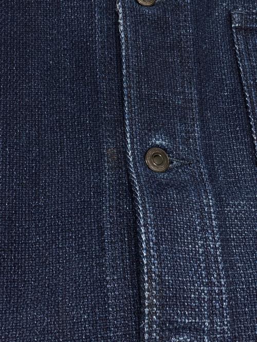 MOMOTARO JEANS（桃太郎ジーンズ）MOMOTARO JEANS (桃太郎ジーンズ) DOBBY US NAVY COVERALL インディゴ サイズ:42の古着・服飾アイテム